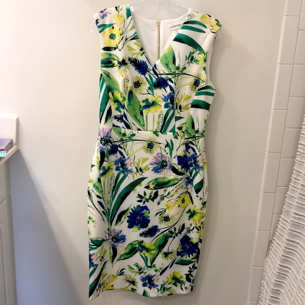 Woman’s size 10 Calvin Klein floral dress